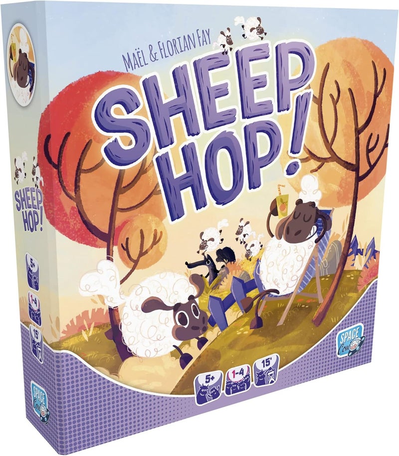 Asmodee Sheep Hop Board Game  Cooperative Strategy Game Fun Family Game for Kids  Adults Ages 5 14 Players 15 Minutes Made by Space Cow - Image 1
