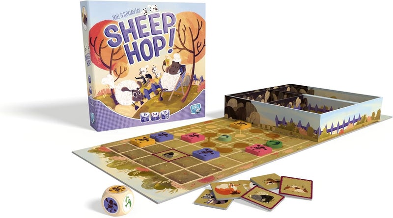 Asmodee Sheep Hop Board Game  Cooperative Strategy Game Fun Family Game for Kids  Adults Ages 5 14 Players 15 Minutes Made by Space Cow - Image 3