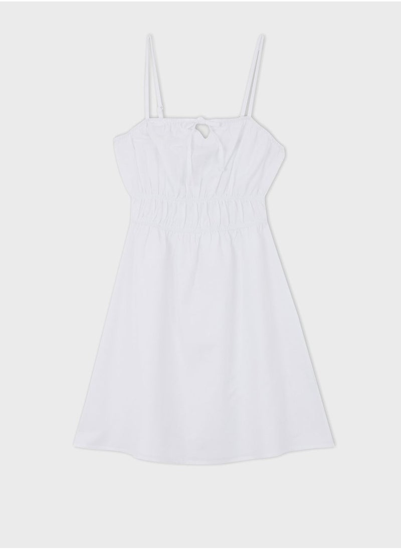 DeFacto Tie Detail Dress  - Image 1