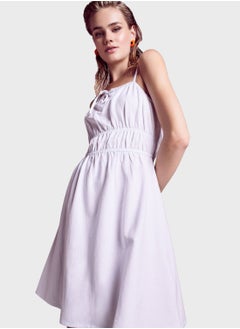 DeFacto Tie Detail Dress  - Image 3