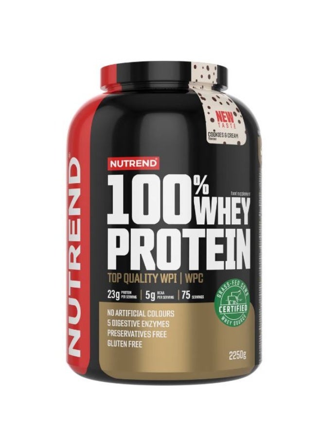 NUTREND 100% WHEY PROTEIN 2250G COOKIES CREAM