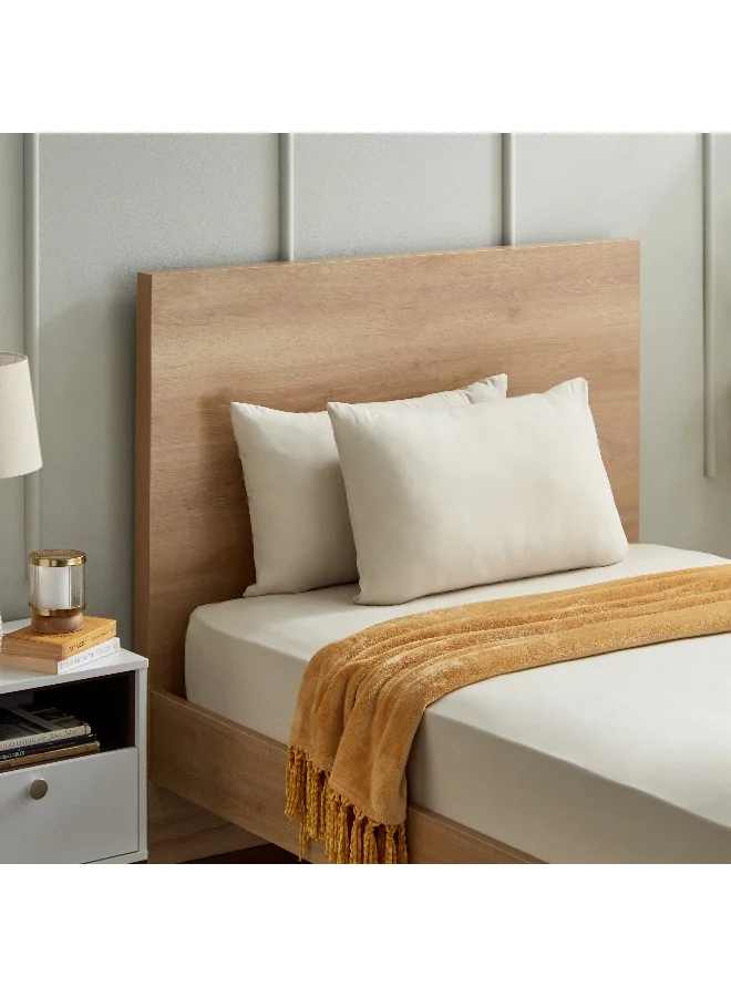 Home Box Derby 2-Piece Solid Microfiber Pillowcase Set - 45x70 cm