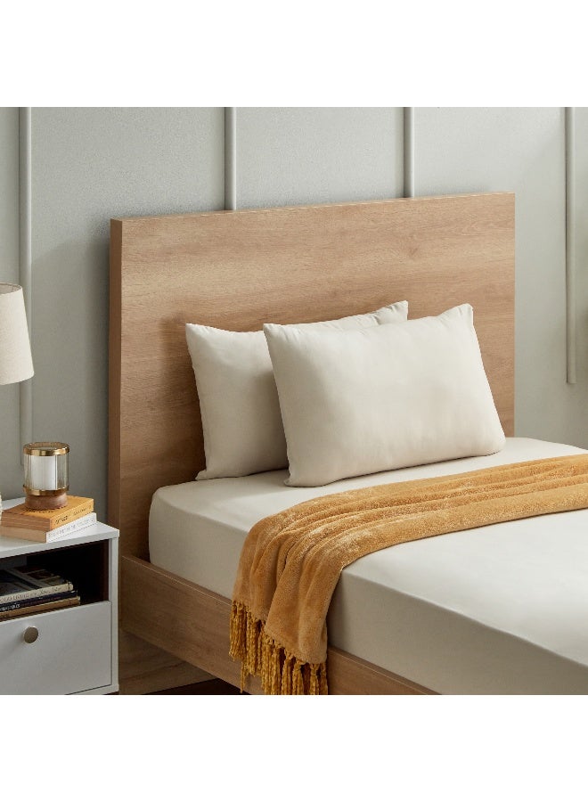 Home Box Derby 2-Piece Solid Microfiber Pillowcase Set - 45x70 cm - Image 1