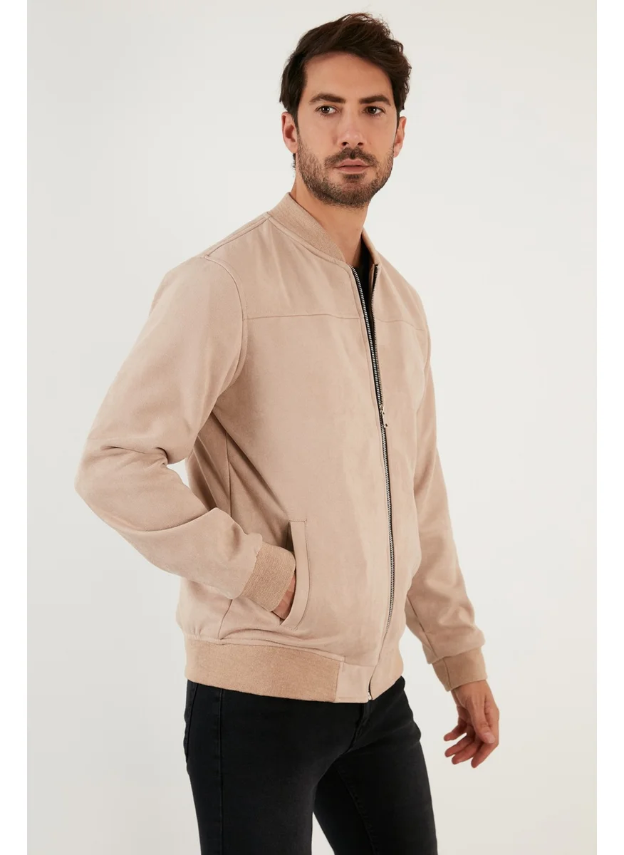 Buratti Zippered Pocket College Collar Bomber Coat Men's Coat 571500S