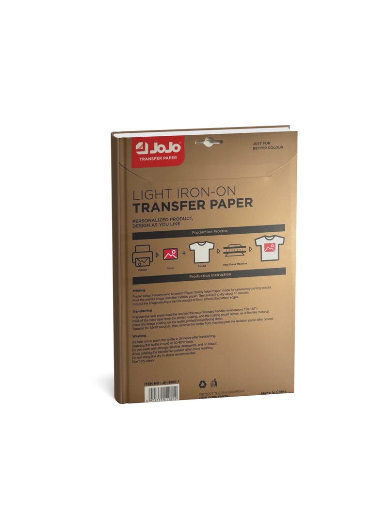 JoJo Heat Transfer Paper for Light Fabrics - Image 2