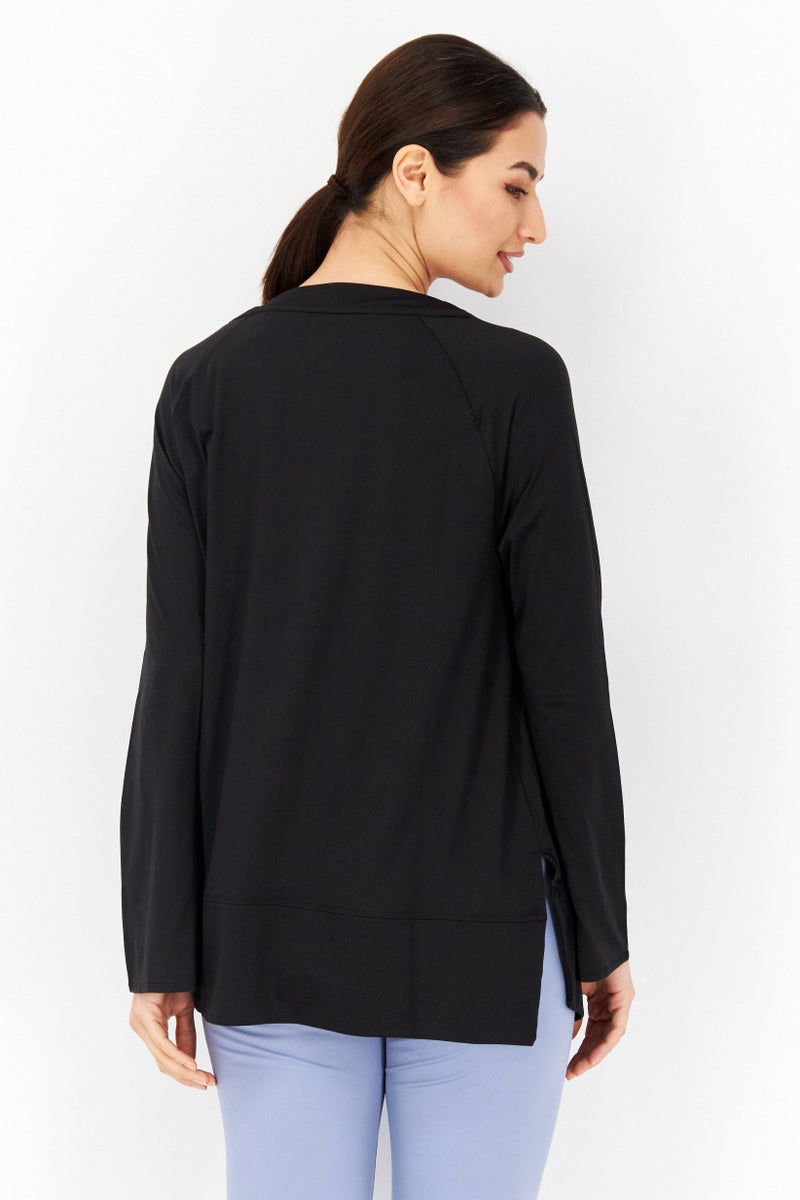 PUMA Women Sportswear Fit Long Sleeves Running Top, Black - Image 3