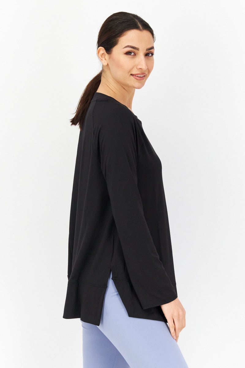 PUMA Women Sportswear Fit Long Sleeves Running Top, Black - Image 4