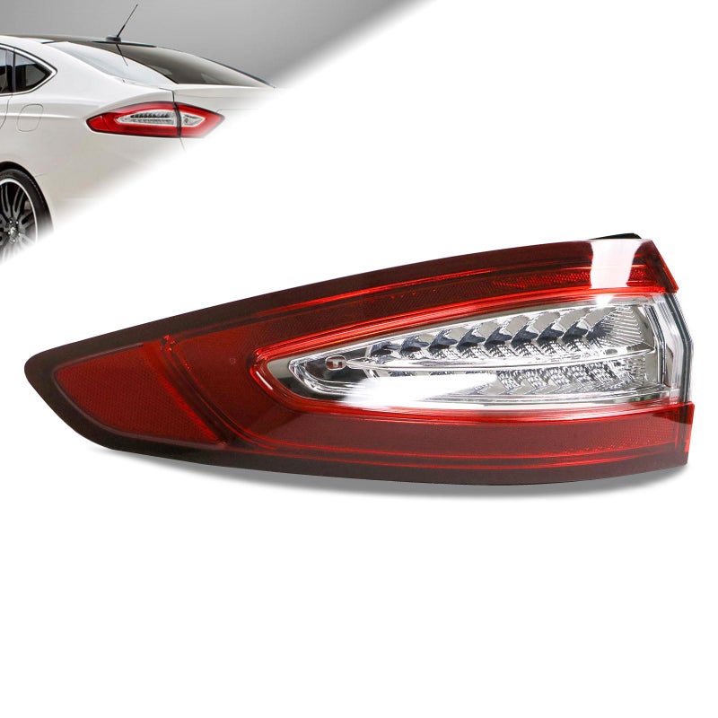 Tail Lights Assembly Compatible with 20132016 Ford Fusion Left Driver Side ReplaceDS7Z13405H