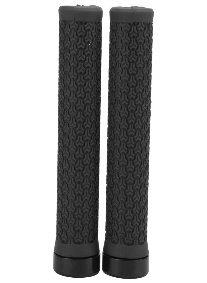 ZTTO Mountain Bike Handlebar Single Locking Grips Bicycle Shock Absorbing Rubber GripsBlack - Image 1