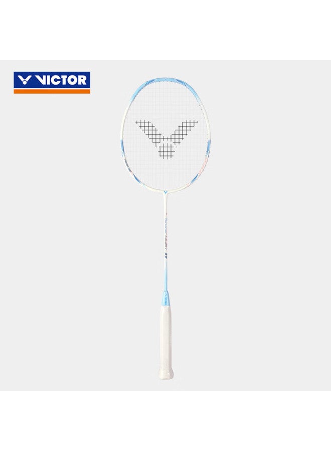 Victor Badminton Racket, Full Carbon High-tension Iron Hammer Tk-hmrl Ex/a/5u, Yunfeng White, Strung Racket - Image 4