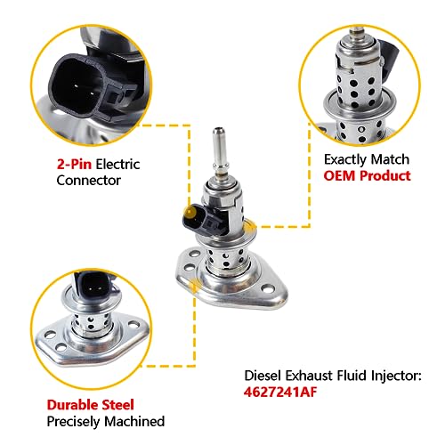 LLNSEAUTO Diesel Exhaust Fluid DEF Injector Emission Fluid Injection Nozzle Fit for Ram 2500 3500 4500 5500 67L 20132022 Ford F250 F350 F450 F550 Super Duty 67L 20172019 OE FC445J281AC 04627241AF - Image 3