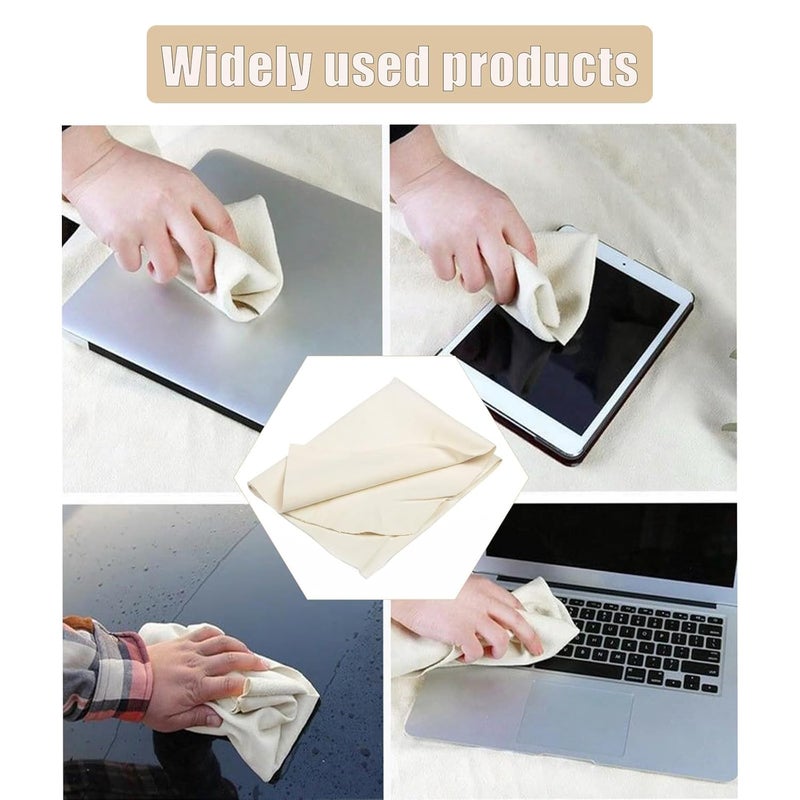 piercing Chamois Cloth for Car, Car Cloth, Chamois Leather Clot for Ca - Large Absorbent Towel for Washing & Drying Vehicles, Windows, Glass and Surfaces - Image 4