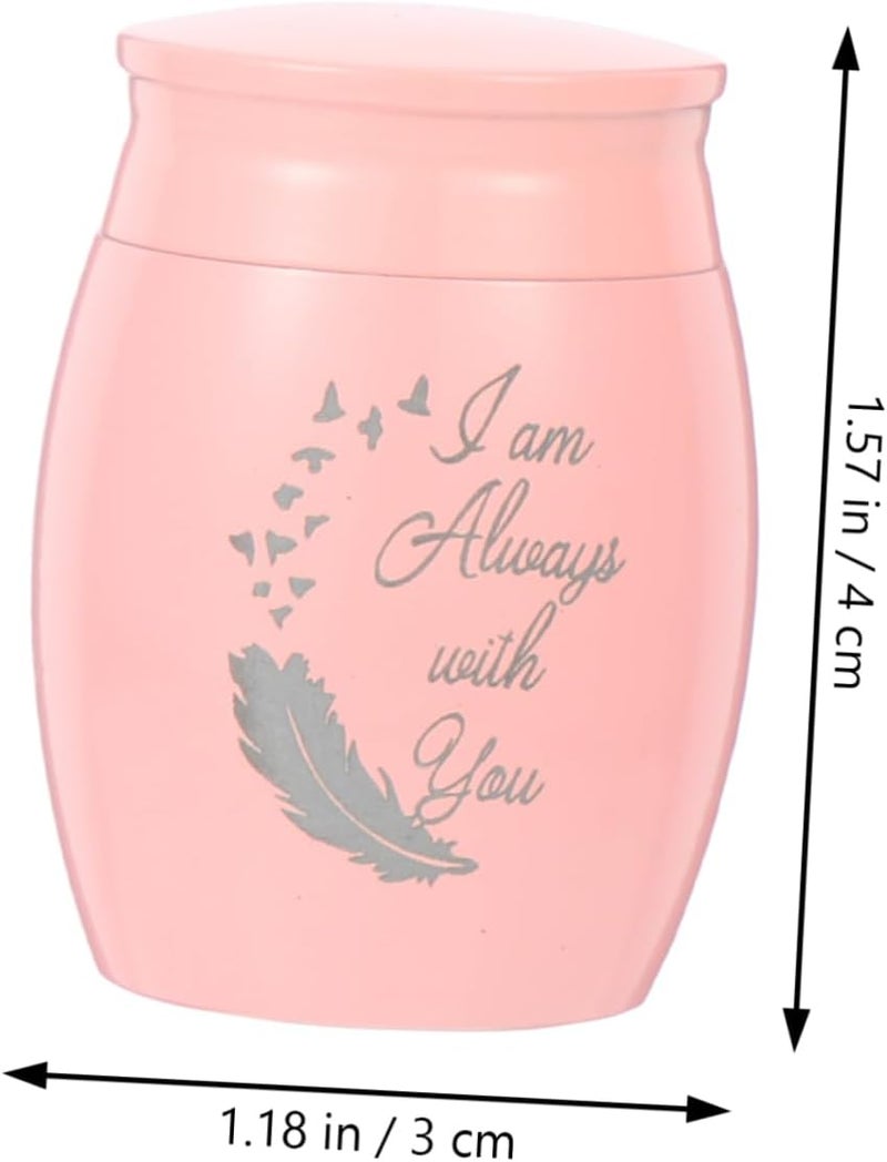 Toddmomy Cat Cremation Ashes Jar Pet Ash Storage Container Small Cinerary Box Aluminum Alloy for Memorializing Your Beloved Pet and Portable Design - Image 5