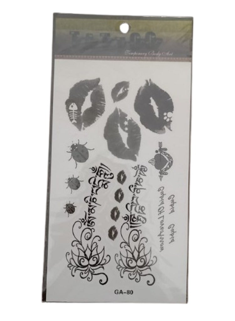Generic Temporary Tattoo Sticker 