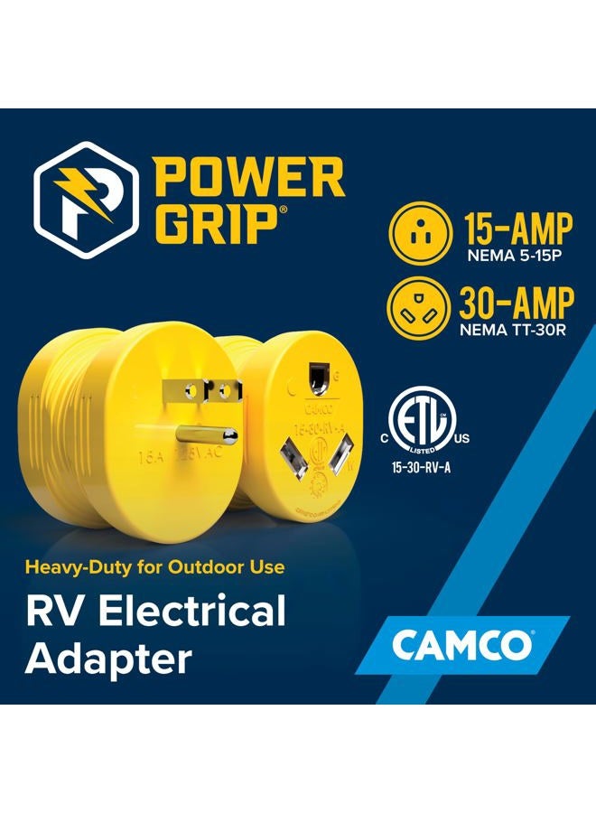 Camco Heavy Duty RV Auto PowerGrip Adapter- Contoured Shape - Image 2