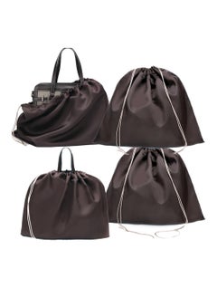 Generic 4 Pcs Silk Dustproof Drawstring Bag Travel Storage Pouch, Dust Bags for Handbags Purses Pocketbooks Shoes Boots  - Image 1