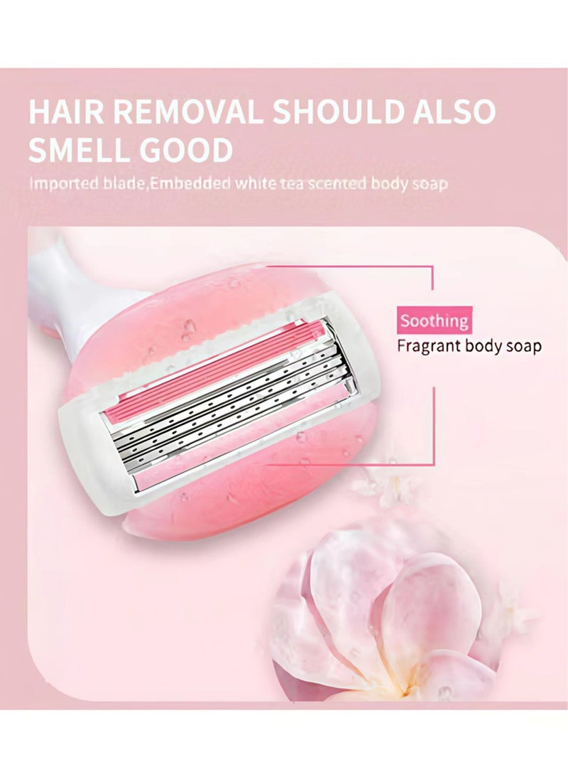 Venus Gillette Venus Triple Blade Razor Refills with White Tea Scent – Pack of 3 for a Luxurious Shaving Experience，no handle included  - Image 2