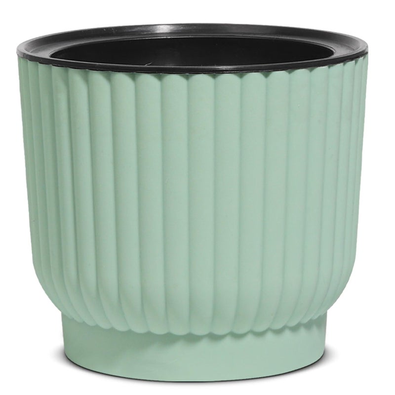 T4U 4 Inch Plant Pots Self Watering, 6 Pack African Violet Pots, Small Plant Pots for Plants, Small Indoor Plant Pot, Self Watering Planter for African Violet, Succulents (6 Pack 4" Pots, Green) - Image 4