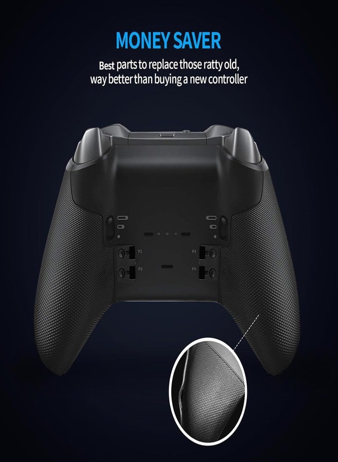 KOOWOD Front Back Housing Shell Faceplate Grip Cover Replacement Repair Parts Accessories Kit for Elite Series 2 Controller - Image 3