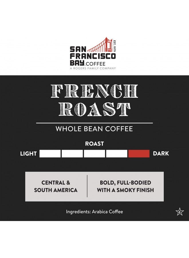 SAN FRANCISCO BAY San Francisco Bay Whole Bean Coffee - French Roast (2Lb Bag), Dark Roast  - Image 2