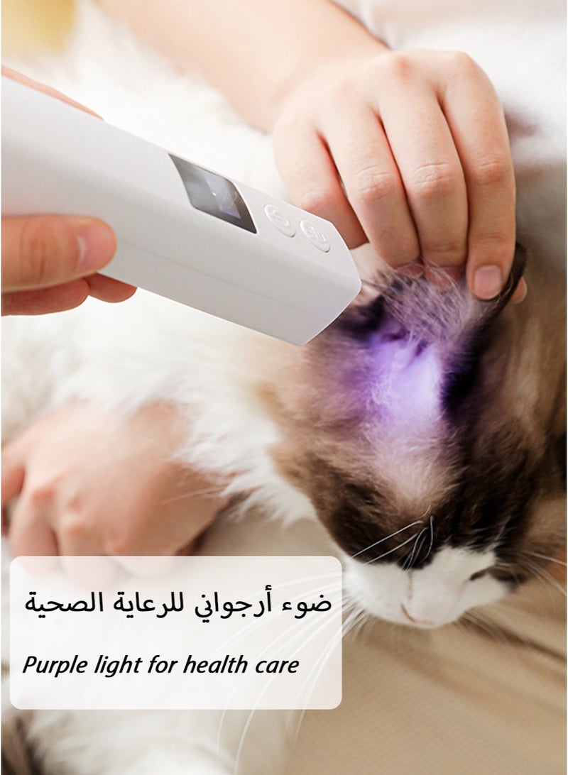 Electric Cat Nail Clipper & Grinder  for Cats & Dogs | Ringworm Detecting, LED Light , LCD Screen, Quiet, Type-C Rechargeable - Image 3