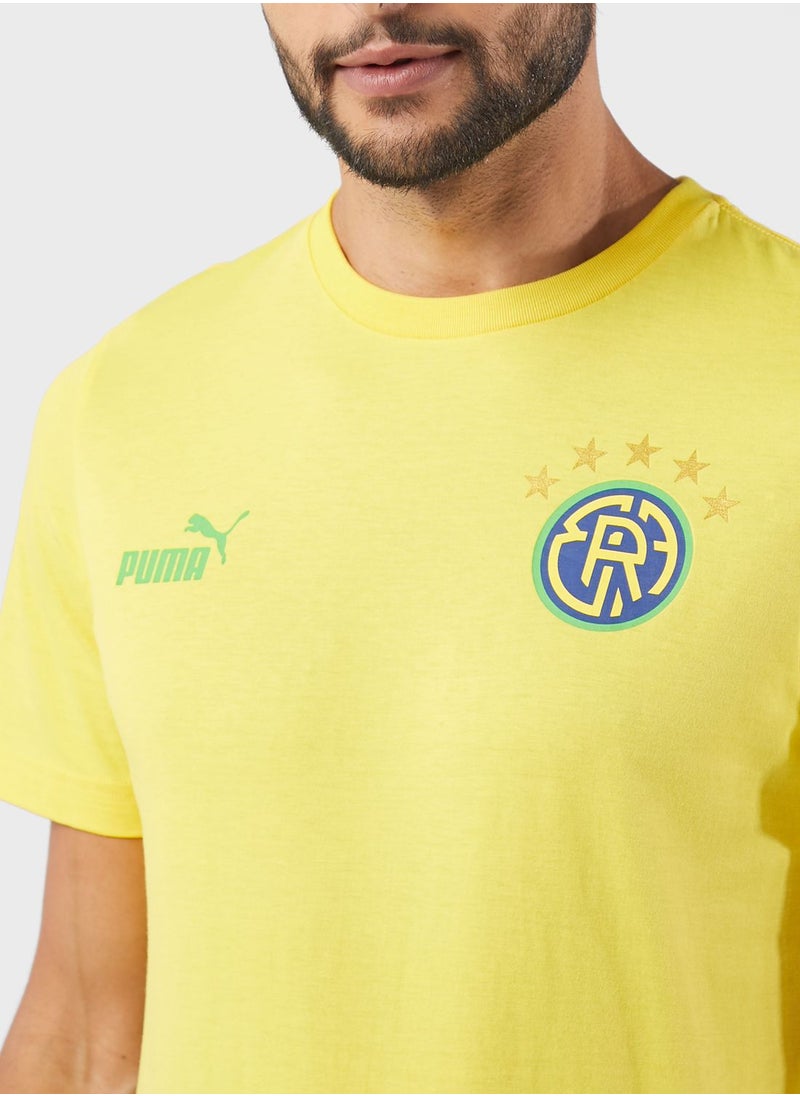 PUMA - Brazil Ftblcore Fan Men T-Shirt - Image 1