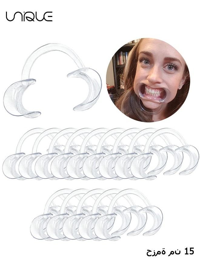 15-Pack Dental Cheek Retractor, Professional Autoclavable Mouth Opener Retractors, for Dentist, Teeth Whitening, Party, Mouthguard Challenge Game - Size M, Clear - pzsku/Z4A5F31CEAC8B775A8B6DZ/45/_/1691371199/bd271778-552c-4bed-b486-2833b812bebf