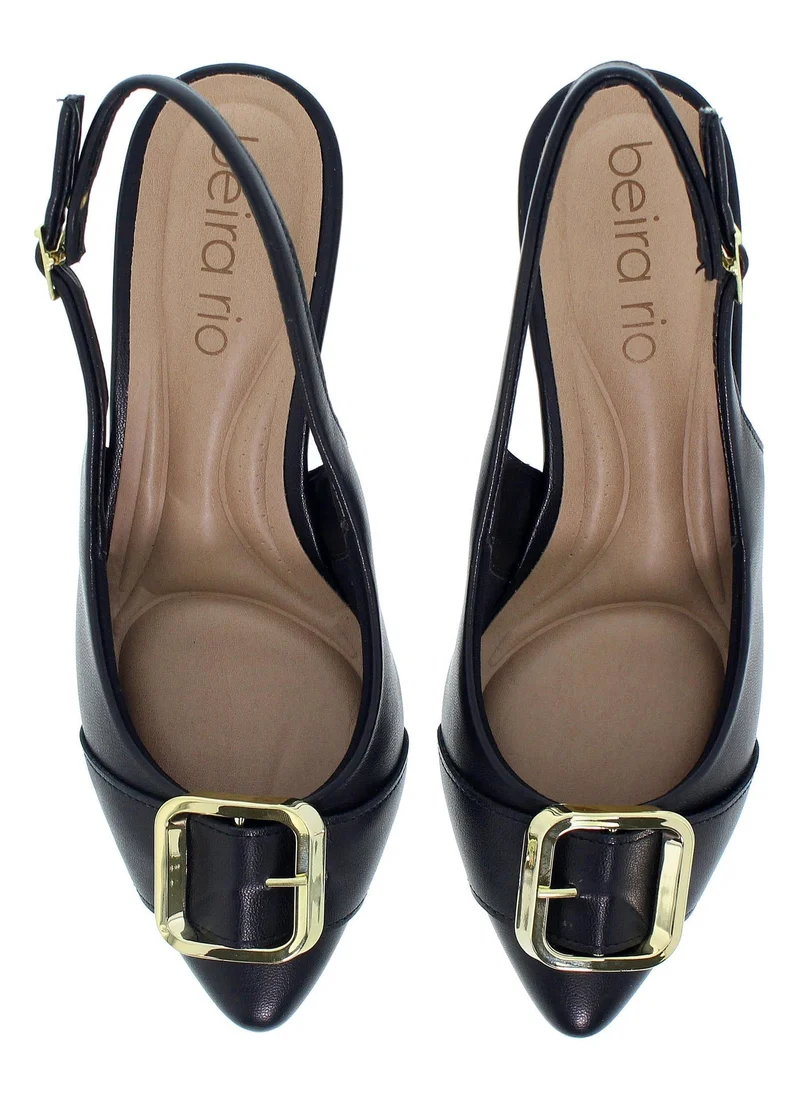 Beira Rio Black Beira Rio Women’s Closed Toe Walking Shoes – Comfortable Everyday Footwear with Sleek Design for Women | Best Price UAE