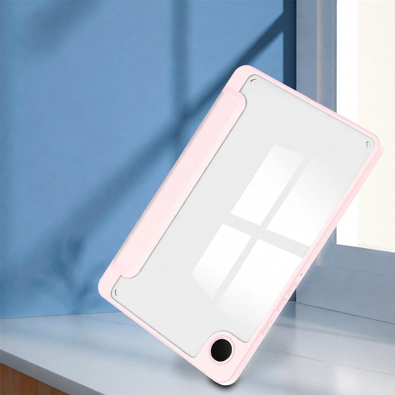 8.7/11-Inch Tablet Case For Samsung Galaxy Tab A9(SM-X110 / SM-X115) / A9 plus(X210/ SM-X216 / SM-X218) with Pen Slot / Wake Up Function Tri-folding Transparent Tablet Case - Image 5