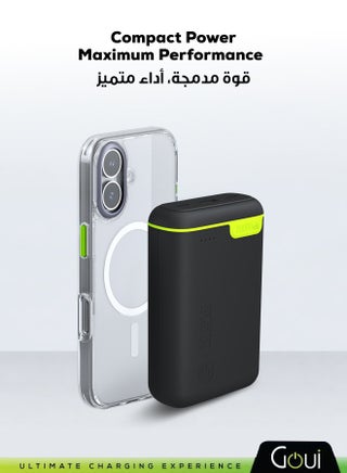 بنك الطاقة كيقو 20,000mAh شاحن محمول – شحن متعدد للأجهزة مثل الهواتف الذكية، الأجهزة اللوحية، أجهزة الألعاب، البلوتوث والمزيد – تصميم مدمج وسهل الحمل يوفر طاقة فورية لشحن أجهزتك في أي وقت وأي مكان 20000 mAh أسود - view 5