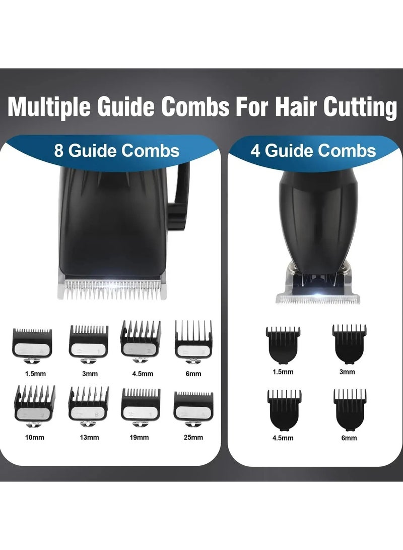 AROAQ Hair Clipper Professional Hair Clipper Trimmer Set Hair Cutting Machine Cordless Barber Clipper LED Display Beard Trimmer Men - Image 5