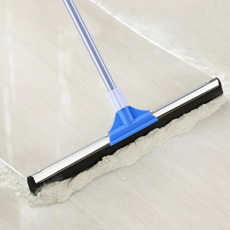 YONILL Floor Squeegee for Concrete Floor - 50" Squeegee Broom with Long Handle for Tile Floor, Heavy Duty Foam Floor Water Wiper for Garage, Shower, Kitchen, Windows, Glass, Carpet and Pet Hair - Image 3
