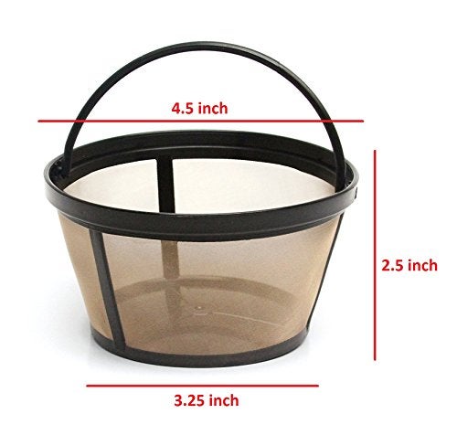 GOLDTONE Reusable 8-12 Cup Basket Coffee Filter fits Mr. Coffee Makers and Brewers, Replaces your Paper Coffee Filters, BPA Free - Image 3