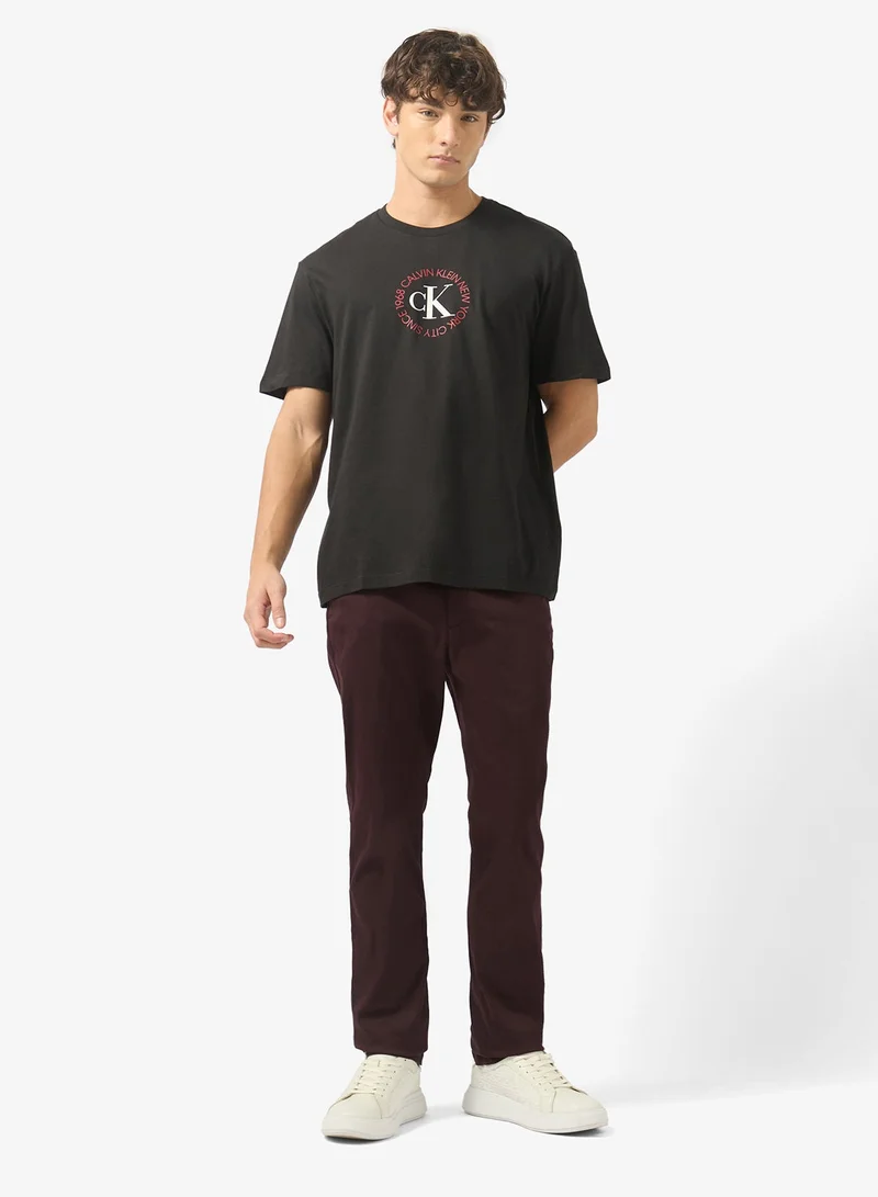 Calvin Klein Jeans  Circle Graph  Short Sleeve T-Shirt for Men | Best Price UAE