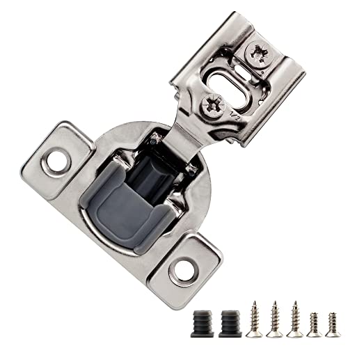 STIANC 30 Pack 1/2" Overlay 2D Soft Close Hinges for Face Frame Kitchen Cabinet, 3 Way Adjustability, Quiet Self-Shut Door,105 Degree - Image 1