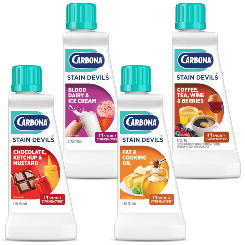 Carbona Liquid Stain Devil Food Clean Up Combo Set | Spot Stain Remover for Clothes - Image 1