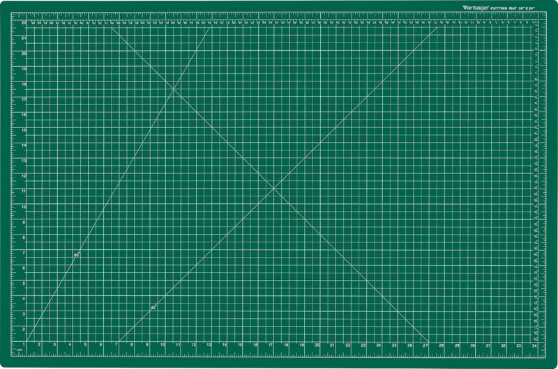 Dahle Vantage 10473 Premium Self-Healing Cutting Mat, 24"x36", 1/2" Grid, 5 Layers for Max Healing, Perfect for Crafts & Sewing, Green - Image 1