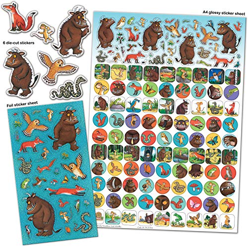 Paper Projects The Gruffalo Mega Sticker Pack | Three Types of Stickers (Around 150 Total) | Reusable on Non-Porous Surfaces,Blue,29.7cm x 21cm - Image 2