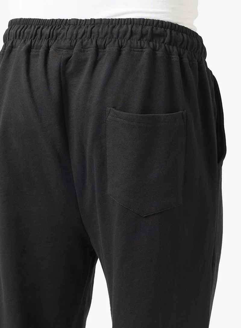 Seventy Five Text Print Oversized Joggers