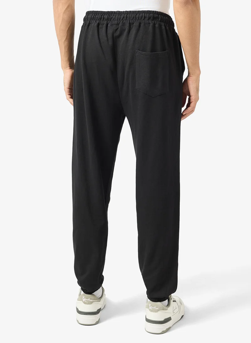 Seventy Five Text Print Oversized Joggers