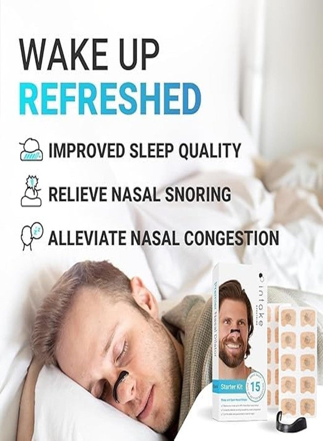 HAAD VAID 15Pcs Magnetic Nasal Glue Strips | Breathing Nasal Strip | Anti Snoring Nose Clip | Skin Safe Sleep | Nasal Dilator For Breathing | Snoring Stopper For Men | Breathing Starter Kit - Image 4
