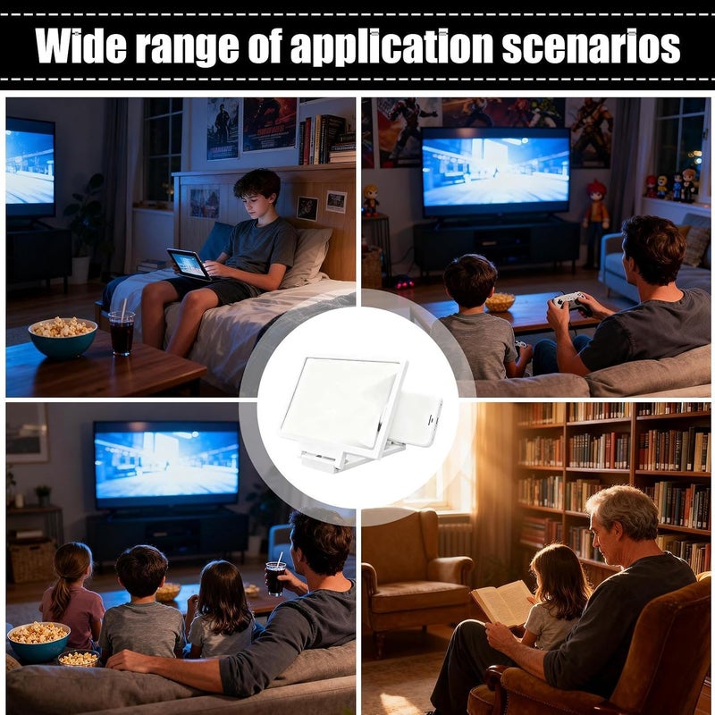 Phone Screen Magnifier, Foldable Lightweight Visual Enlarger, High Definition Display Amplifier, Optical Lens Eye Comfort Design, Hands Free Viewing Functionality, Mobile Accessory, Daily Reading Use - Image 5