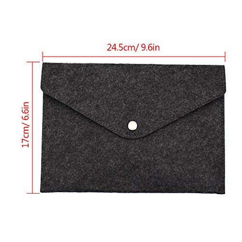 KisSealed 2 Pack of A5 File Folders Felt Folder Expanding Document Folder Portable Felt Holder Documents Folders Briefcase Bag - Image 4