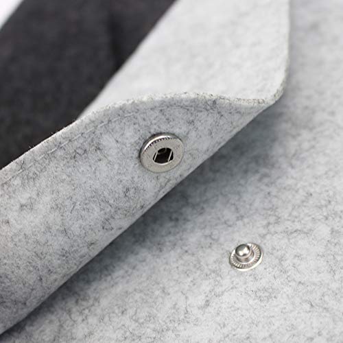 KisSealed 2 Pack of A5 File Folders Felt Folder Expanding Document Folder Portable Felt Holder Documents Folders Briefcase Bag - Image 2