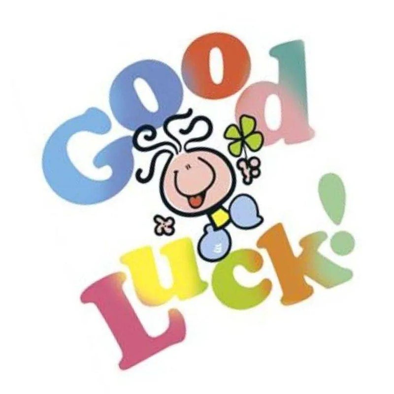 UK Greetings Bubblegum Good Luck Greeting Card (16 x 18 cm) - Image 2