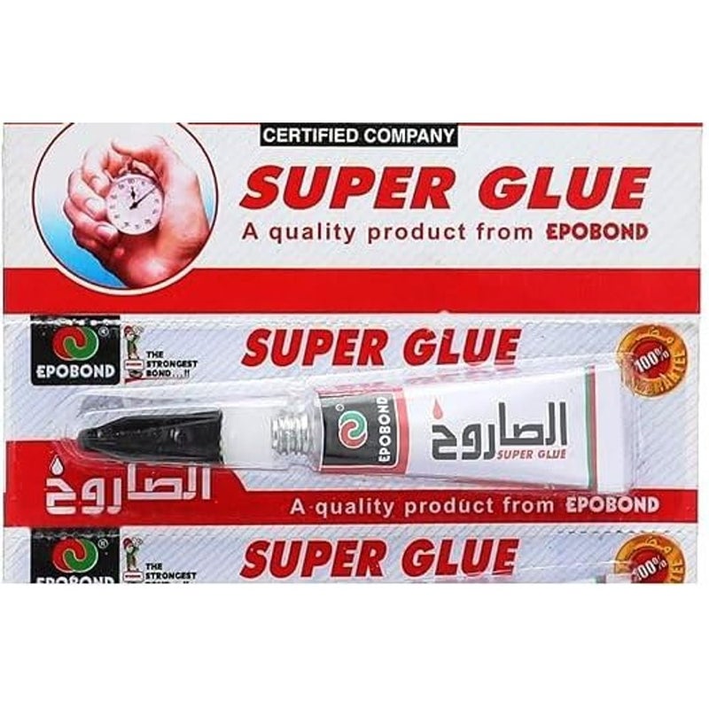 لاصق قوي سريع الجفاف متعدد الاستخدامات للمنزل - عبوة 12 قطعة - Image 2
