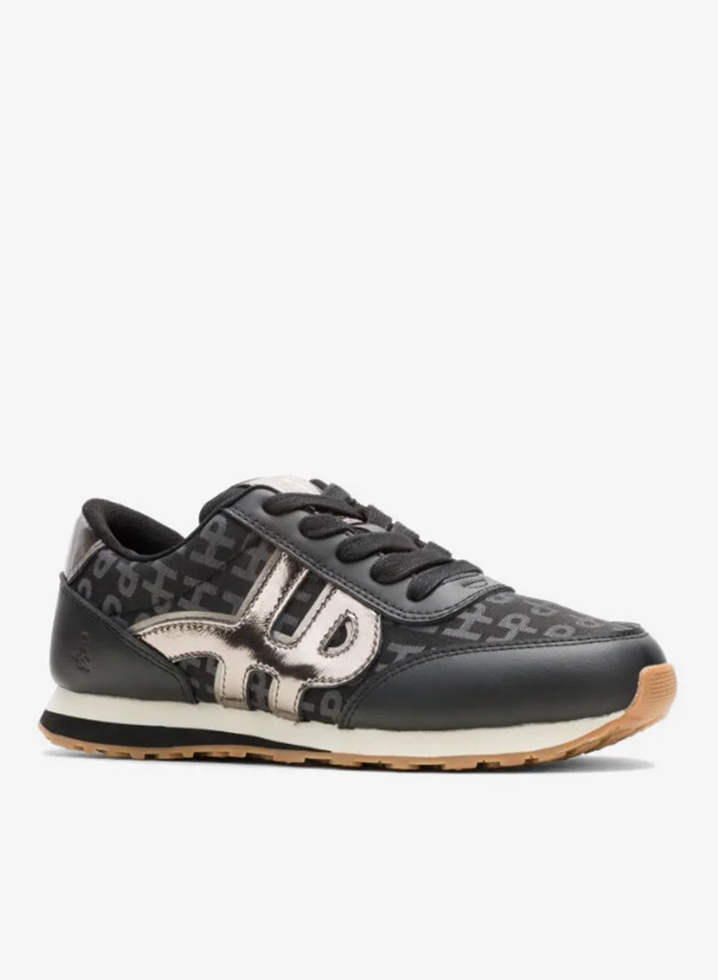 هاش بابيز Hush Puppies SEVENTY EIGHT Lace Up Sneakers for Women in Black - Comfortable and Eco-Friendly Design