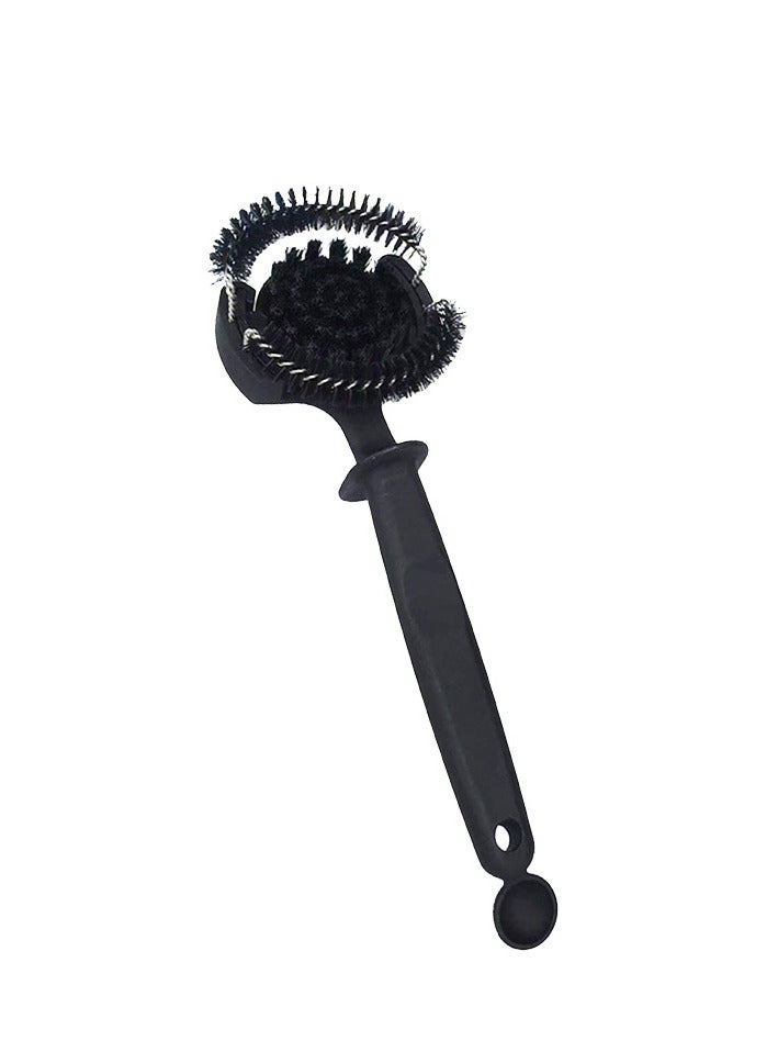 general 58mm Coffee Maker Brush Cleaner Removable Nylon Bristle Group Head Round Barista Espresso Grinder Multi-Purpose Cleaning Tool Home Kitchen Accessories - Image 1