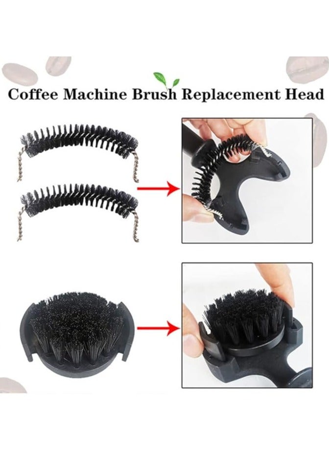 general 58mm Coffee Maker Brush Cleaner Removable Nylon Bristle Group Head Round Barista Espresso Grinder Multi-Purpose Cleaning Tool Home Kitchen Accessories - Image 2