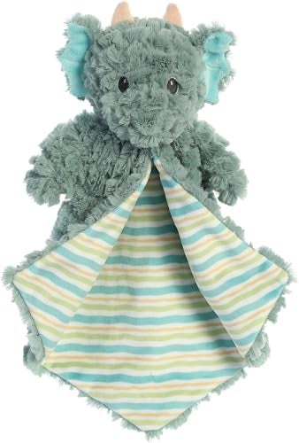 Aurora Snuggly Magical Dragon Jaxon Luvster Baby Stuffed Animal Soft Cuddly Toy Comforting Companion Green 14 Inches - Image 3